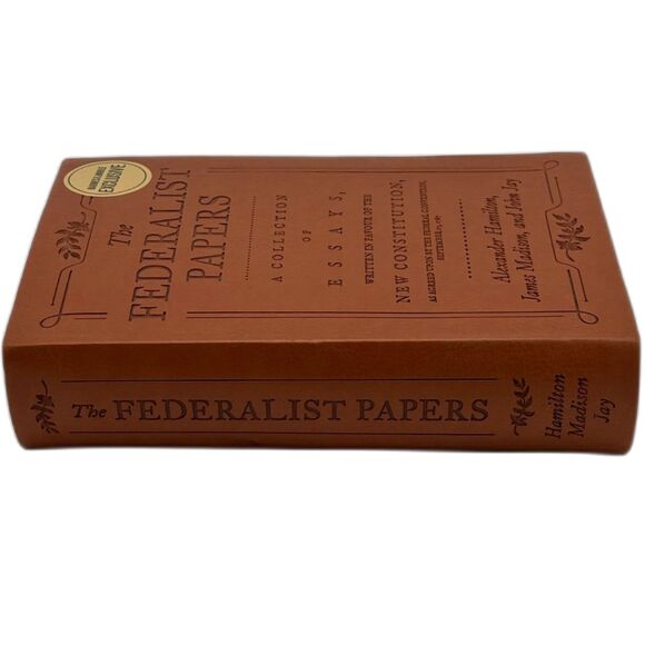 The Federalist Papers Faux Leatherback Book-New - Picture 5 of 5